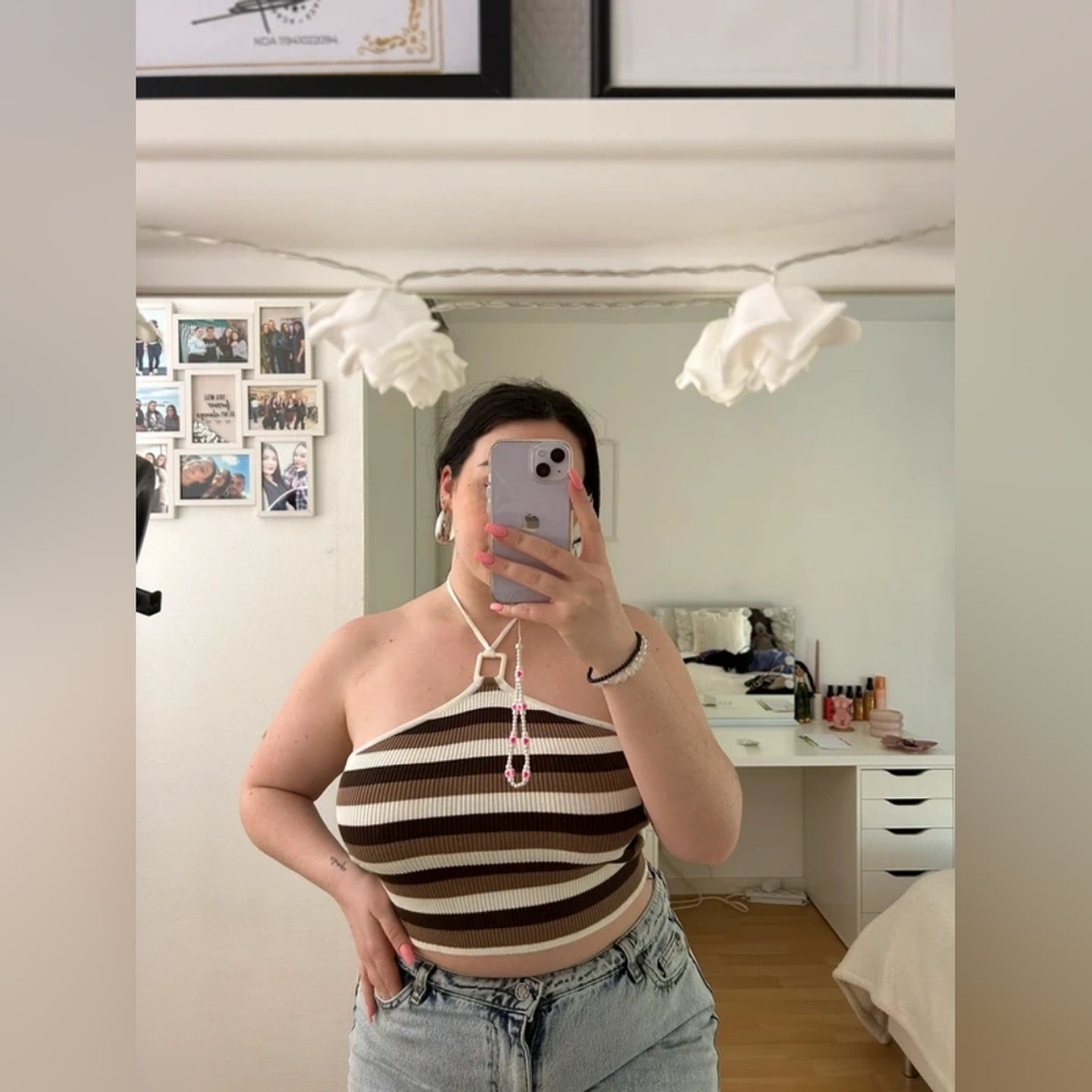 Black White H&M Tank Top. Size S